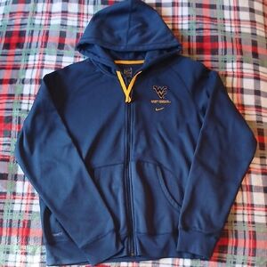 Nike West Virginia Hoodie with Yellow Accents